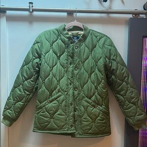 GAP Olive Quilted Jacket
